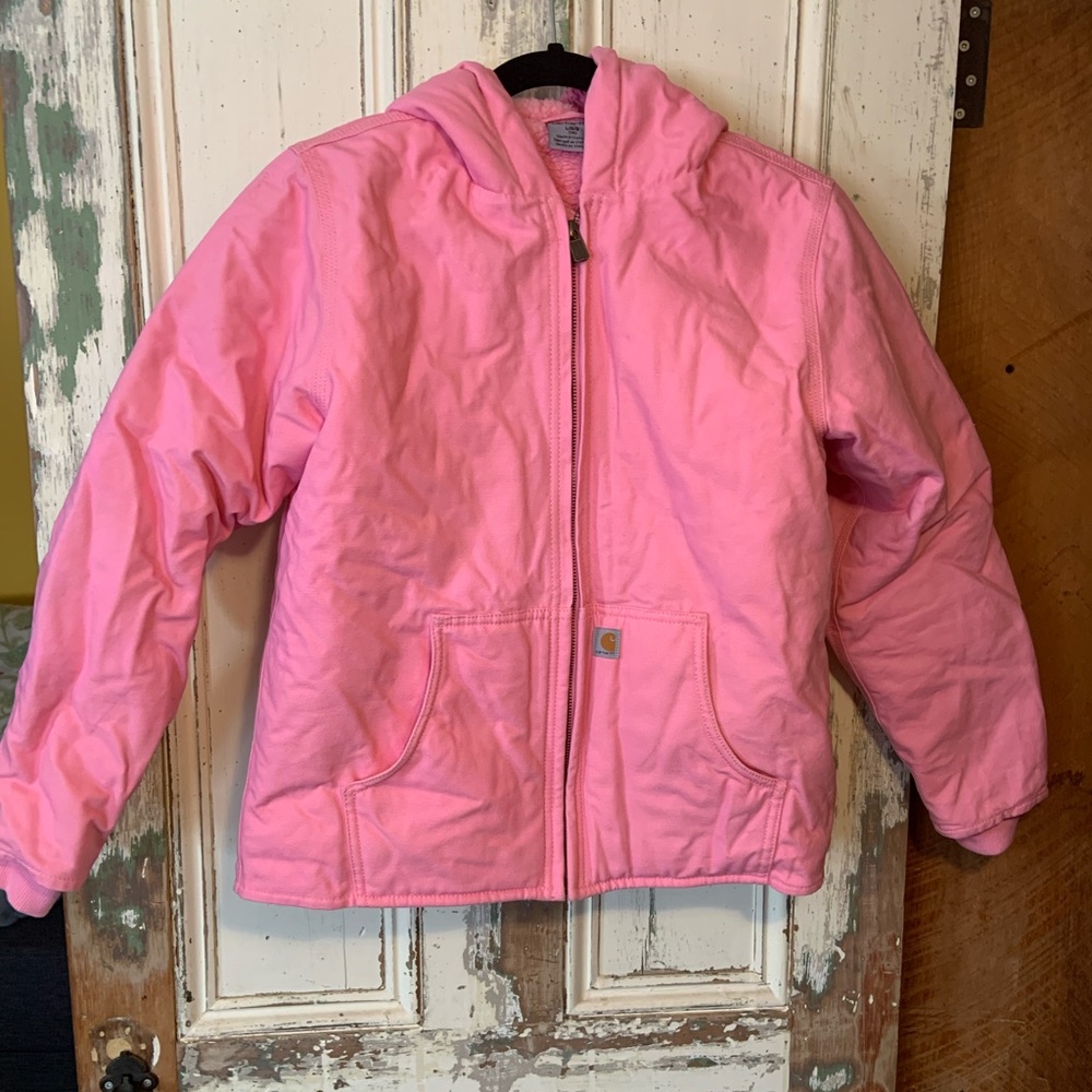 Pink carhartt coat